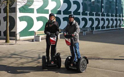 Segway Tour Zürich Oerlikon im Winter
